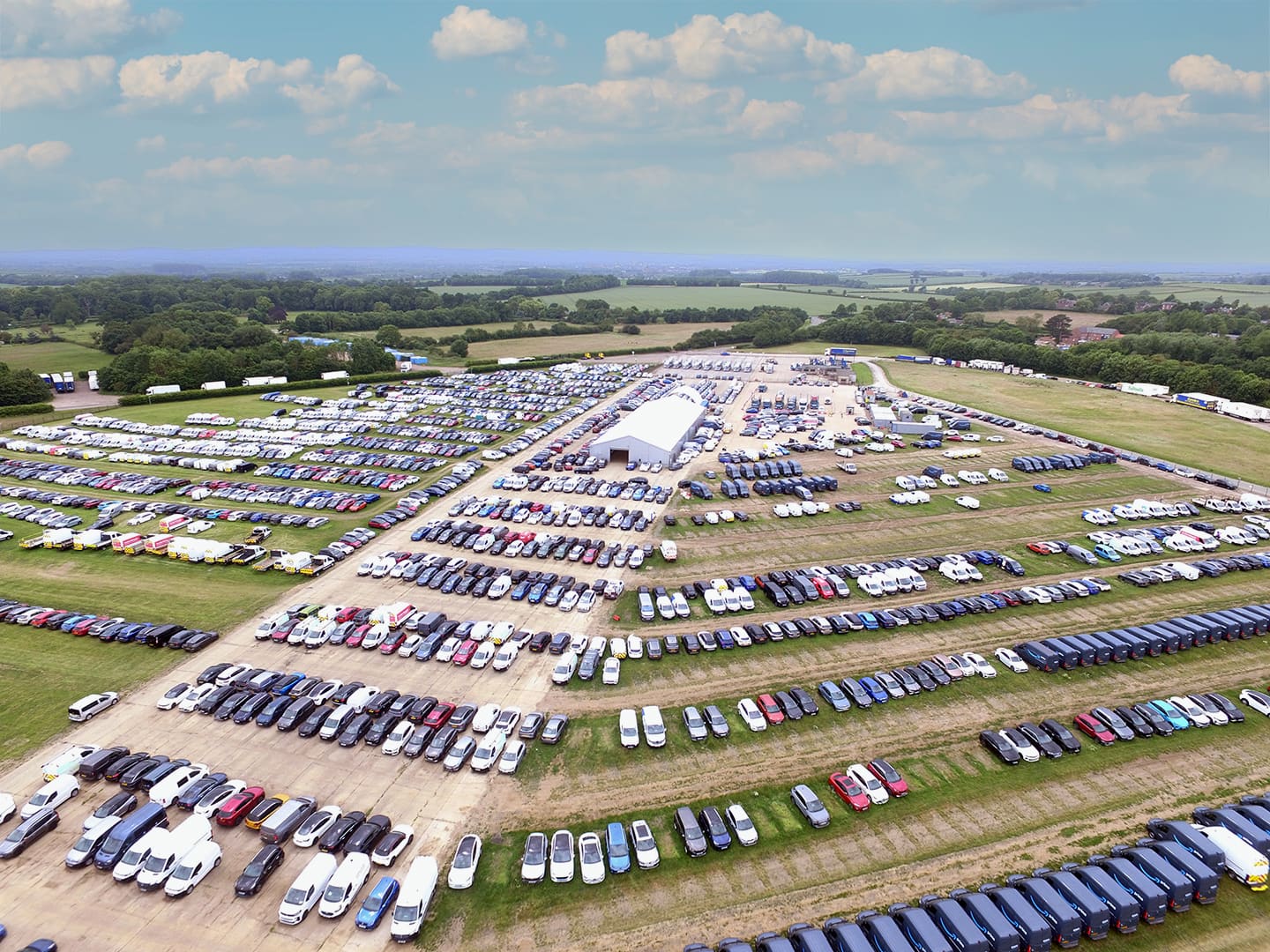 Handing car keys to the customer
