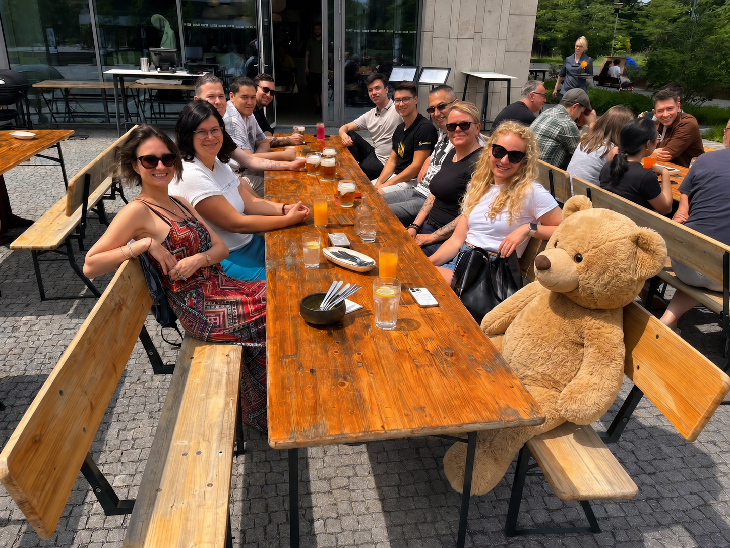 Sunny day with bear