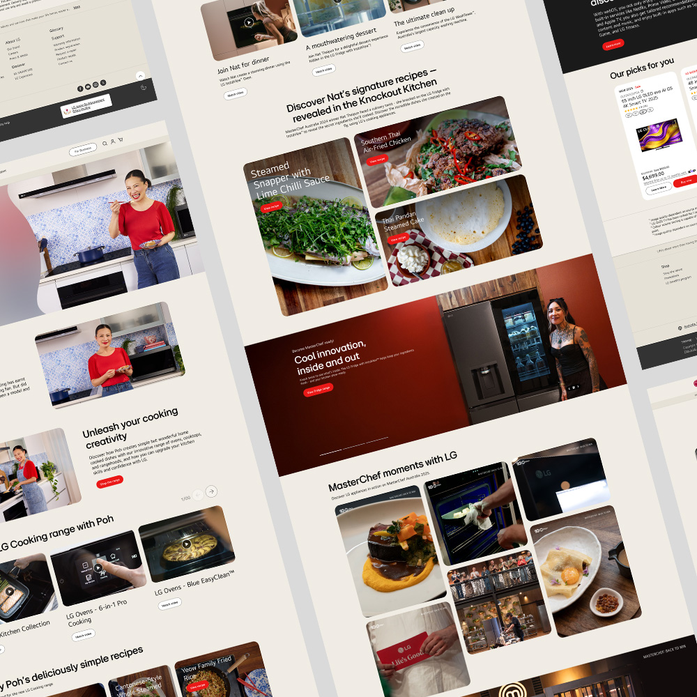 Cover image for LG & MasterChef case study.