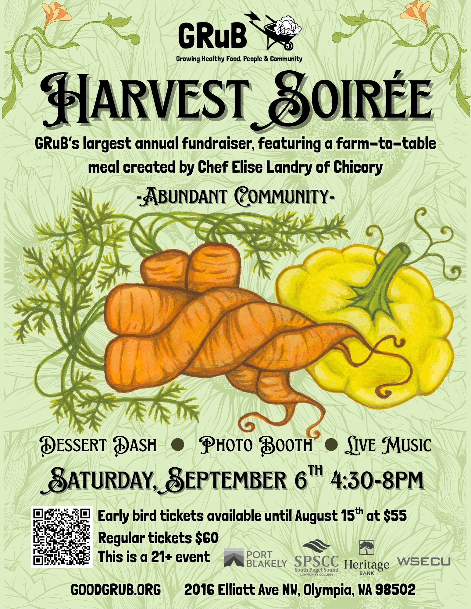 Abundant Community: GRuB's Annual Harvest Soiree