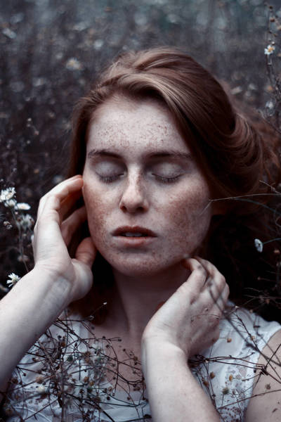 Close-Up Of Young Woman With Eyes Closed