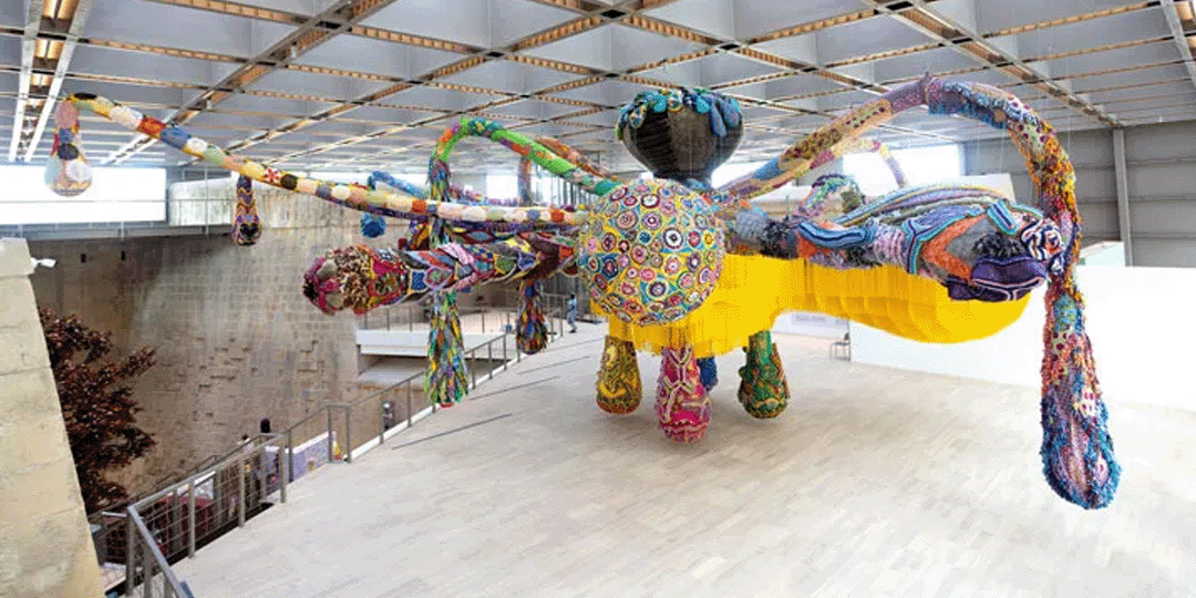 Large exhibit at MICAS museum of fine arts