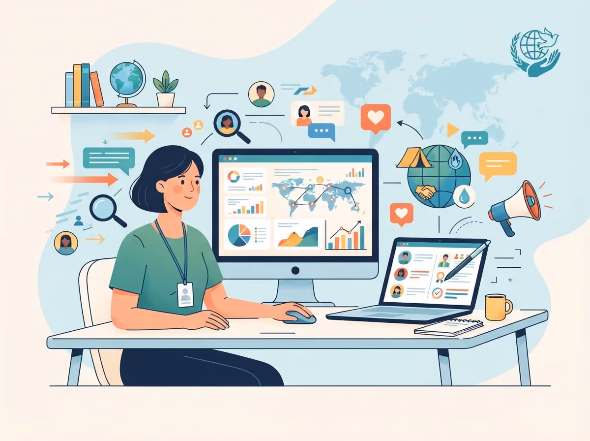 Conducting research and aggregating data from multiple sources