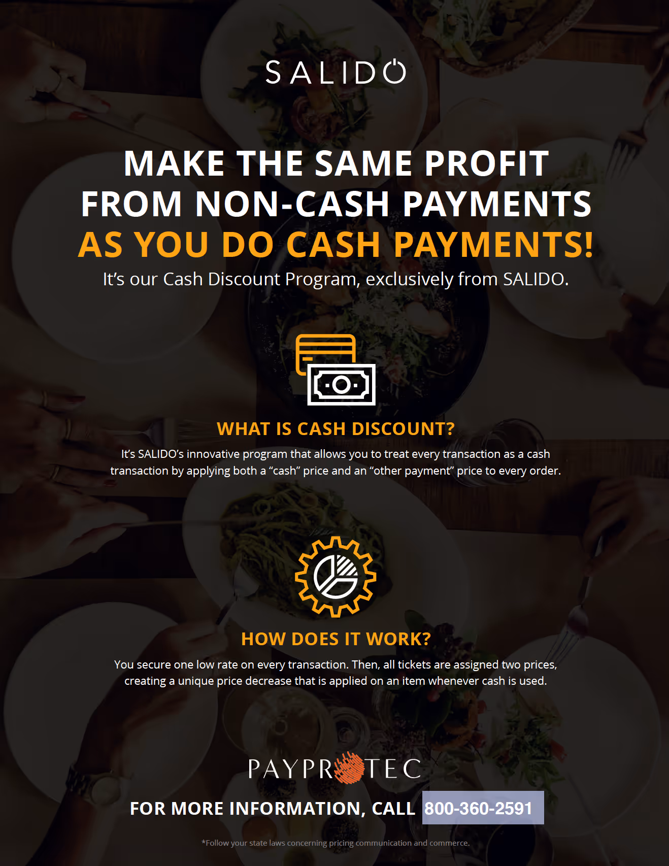 Salido Cash Discount Sell Sheet