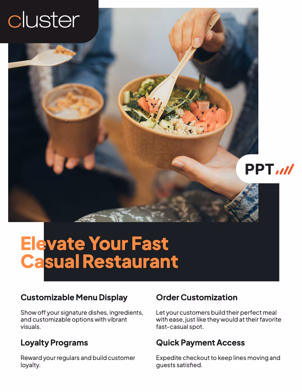 Cluster for Fast Casual Restaurants
