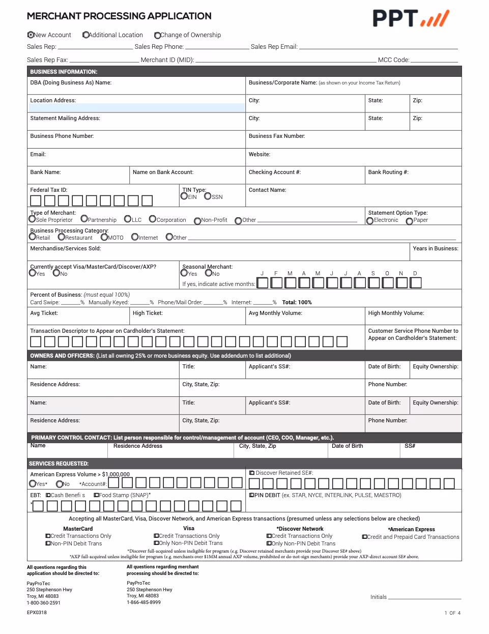 EPX TBB Application