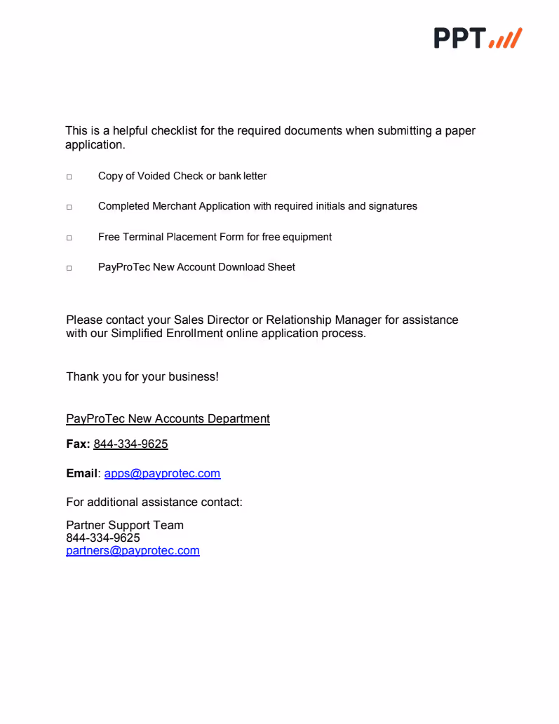 New App Submission Checklist