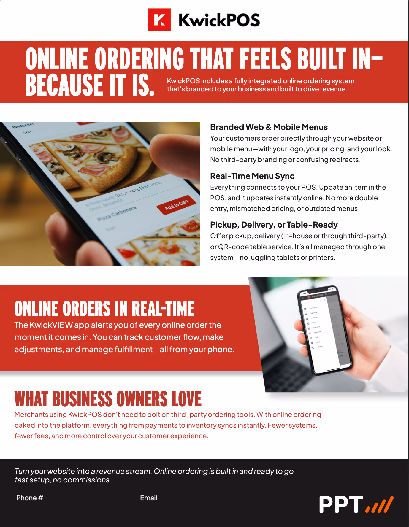 KwickPOS Online Ordering