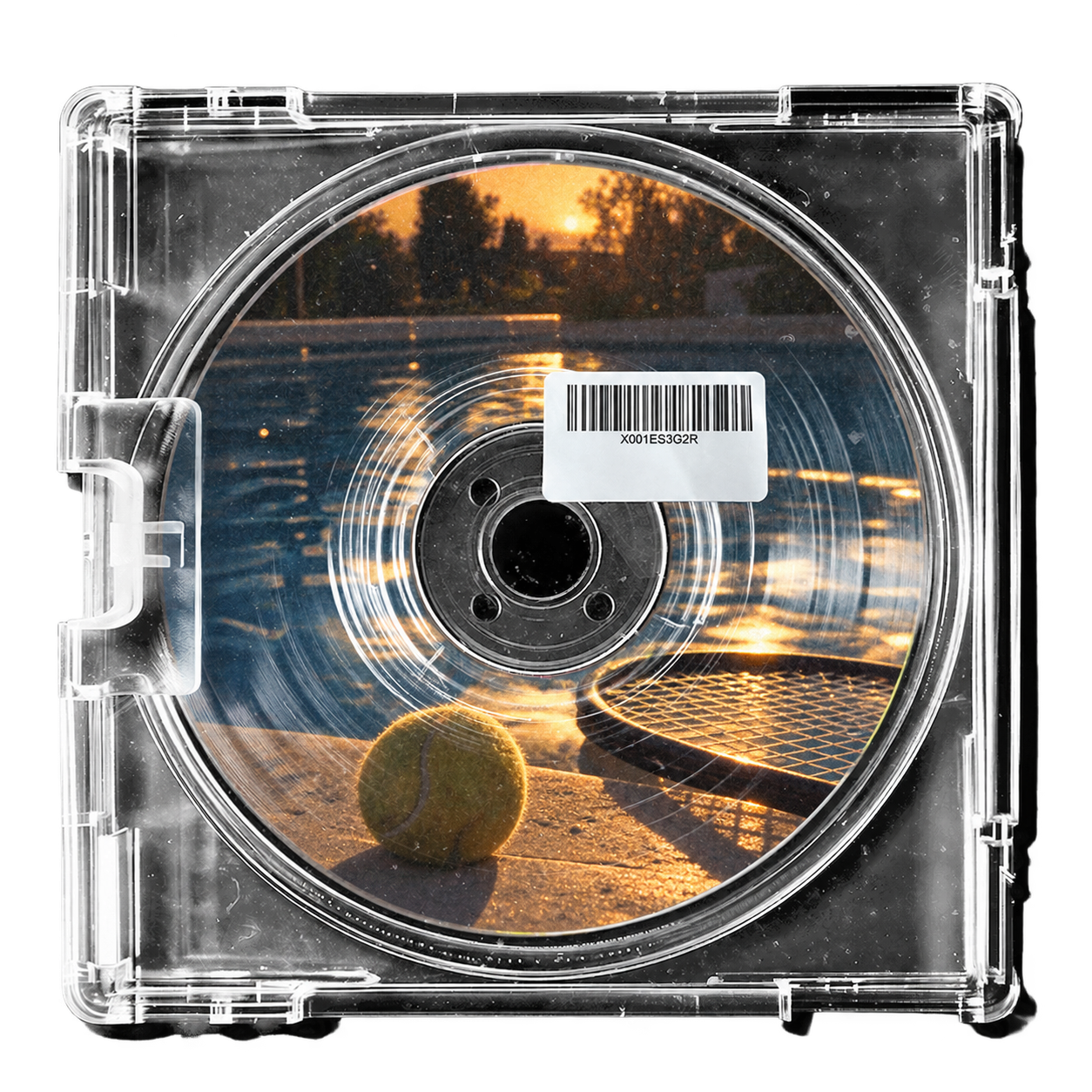 Me on U — clear CD case artwork