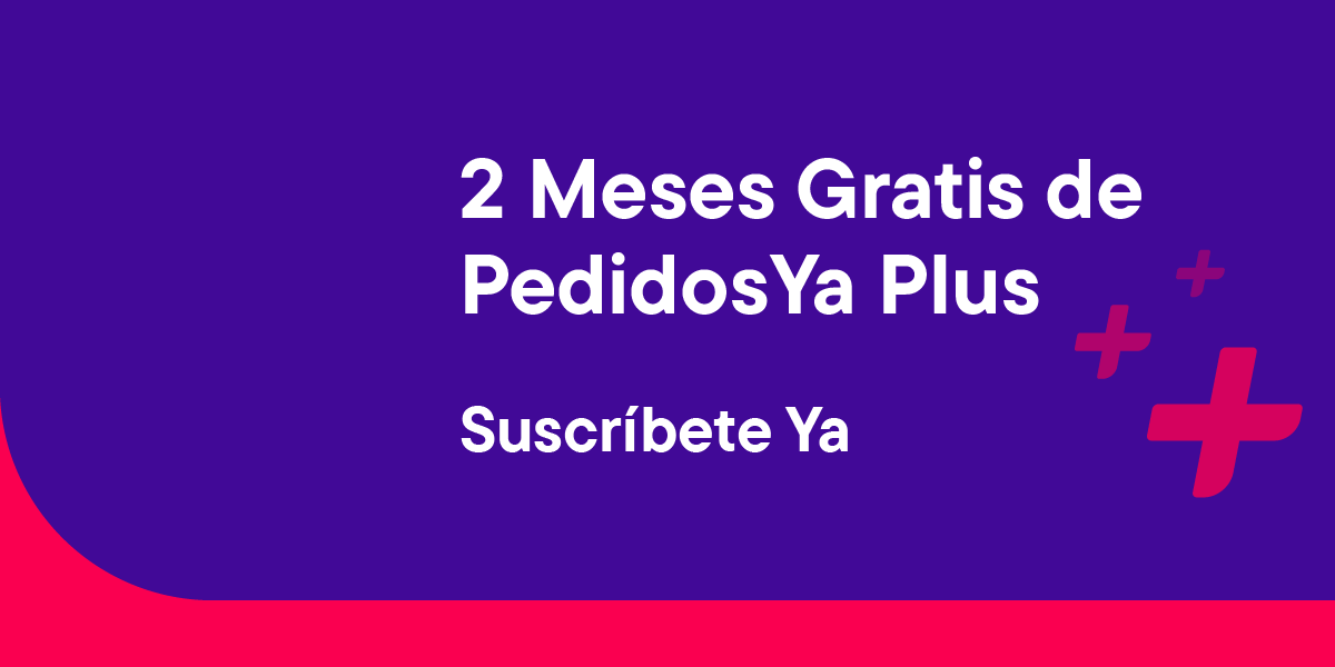 2 Meses Gratis de PedidosYa Plus
