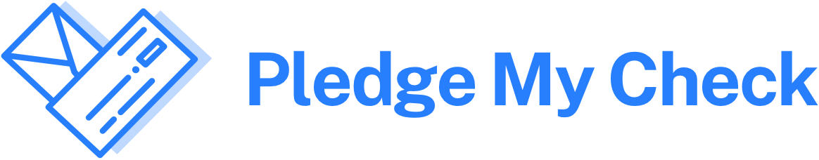 Pledge My Check logo