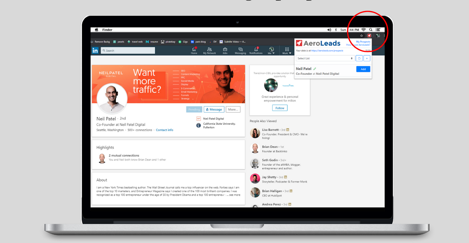 AeroLeads is a B2B AI lead generation tool to find email addresses and phone numbers of businesses and decision-makers.