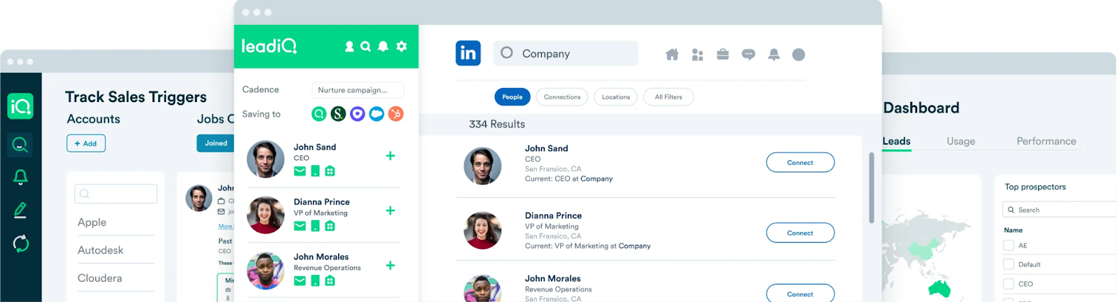 LeadIQ is an AI lead generation tool that streamlines lead capture and prospecting workflows.