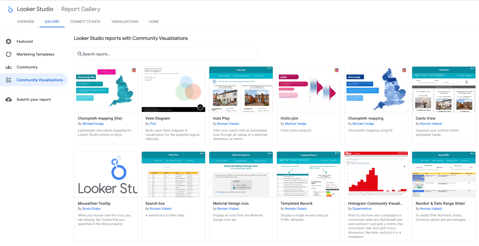 Looker Studio Community Visualizations feature allows users to share custom visualizations using JavaScript