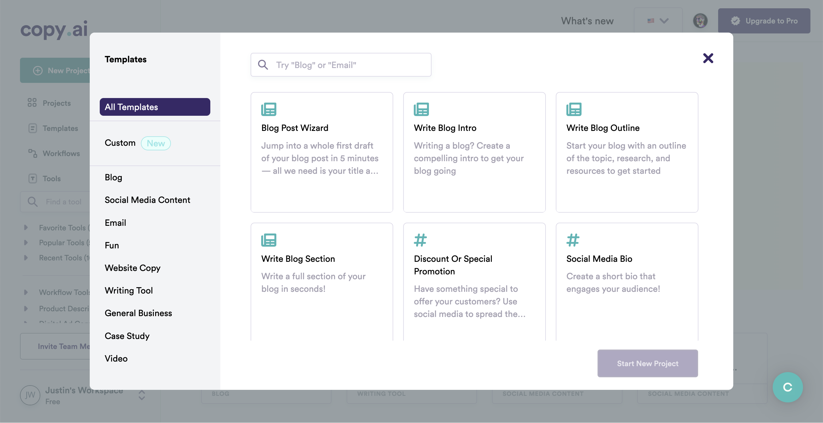 Copy.ai is an AI content generation assistant.