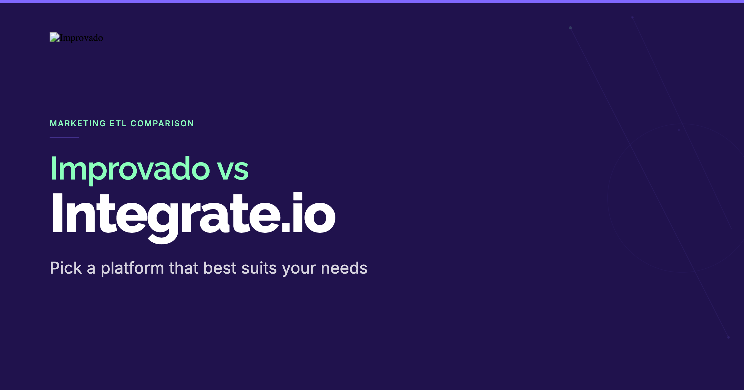 Integrate.io vs Improvado: Which Marketing Data Platform Is Right for Enterprise Teams? (2026)
