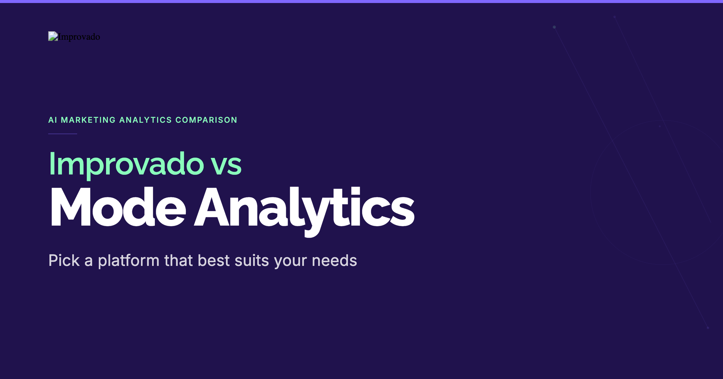 Mode Analytics vs Improvado: Which Marketing Analytics Platform Fits Your Team? (2026)