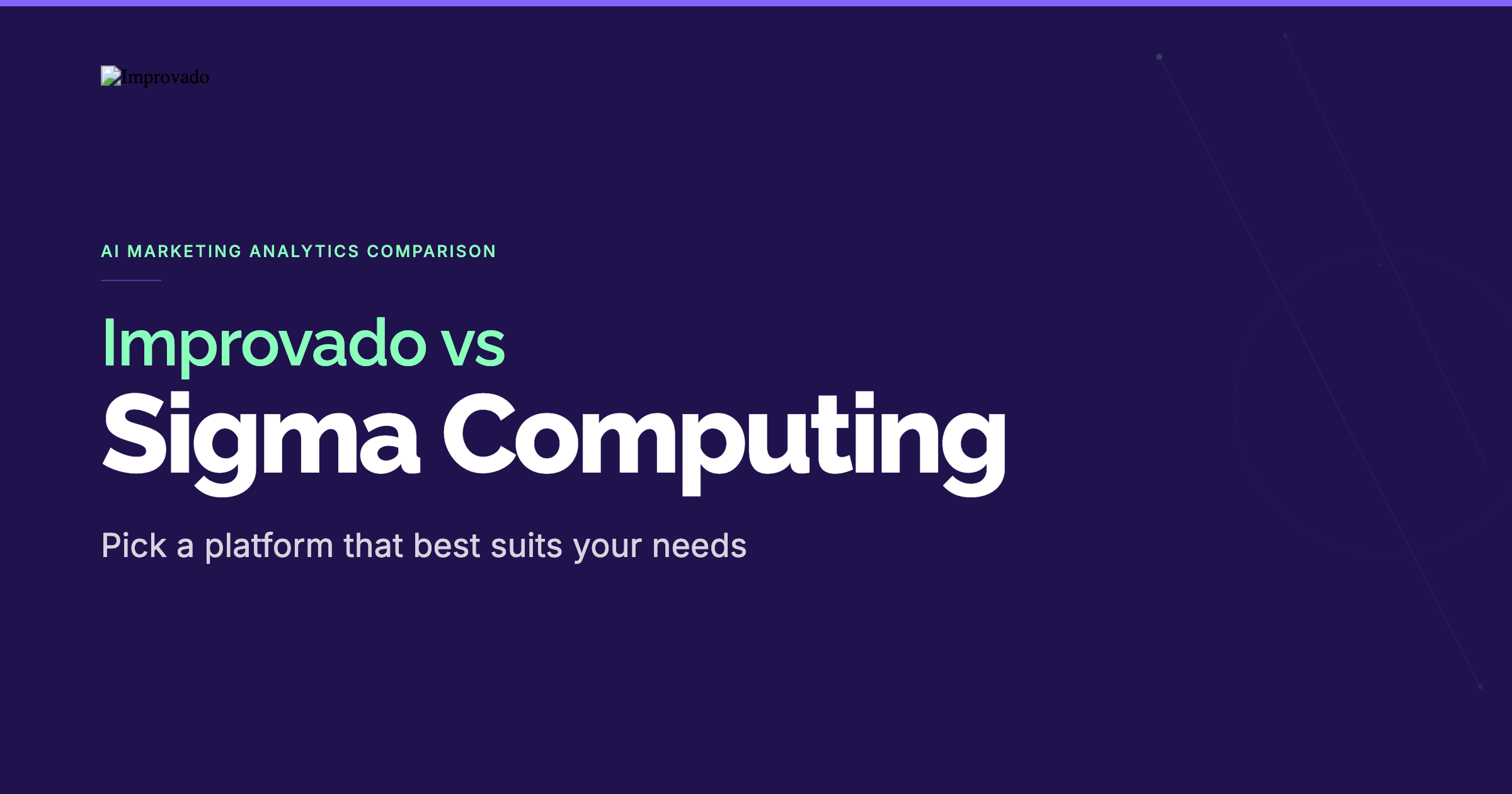 Sigma Computing vs Improvado: Choosing the Right Marketing Analytics Platform (2026)