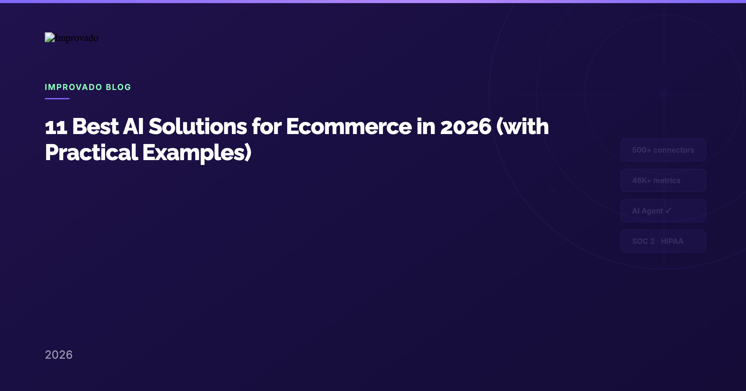 11 Best AI Solutions for Ecommerce in 2026 (with Practical Examples)