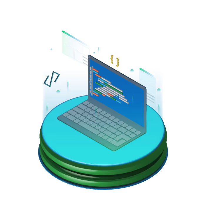 Coding and Development Illustration