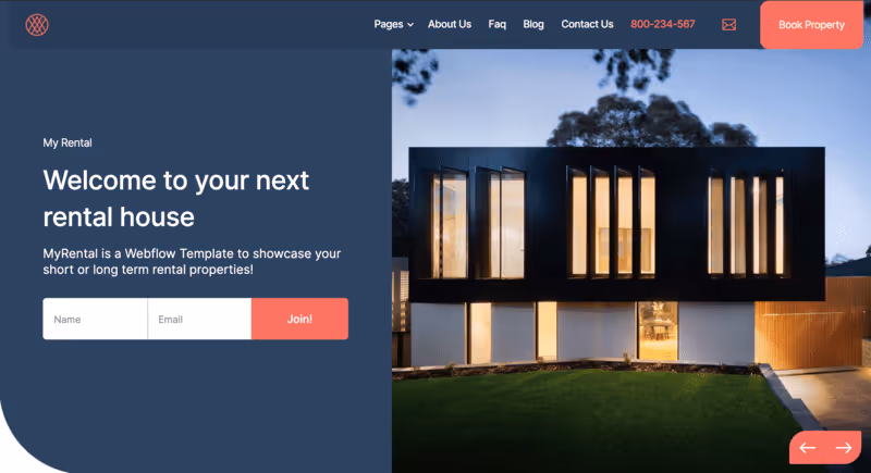 My Rental Web Design The Woodlands