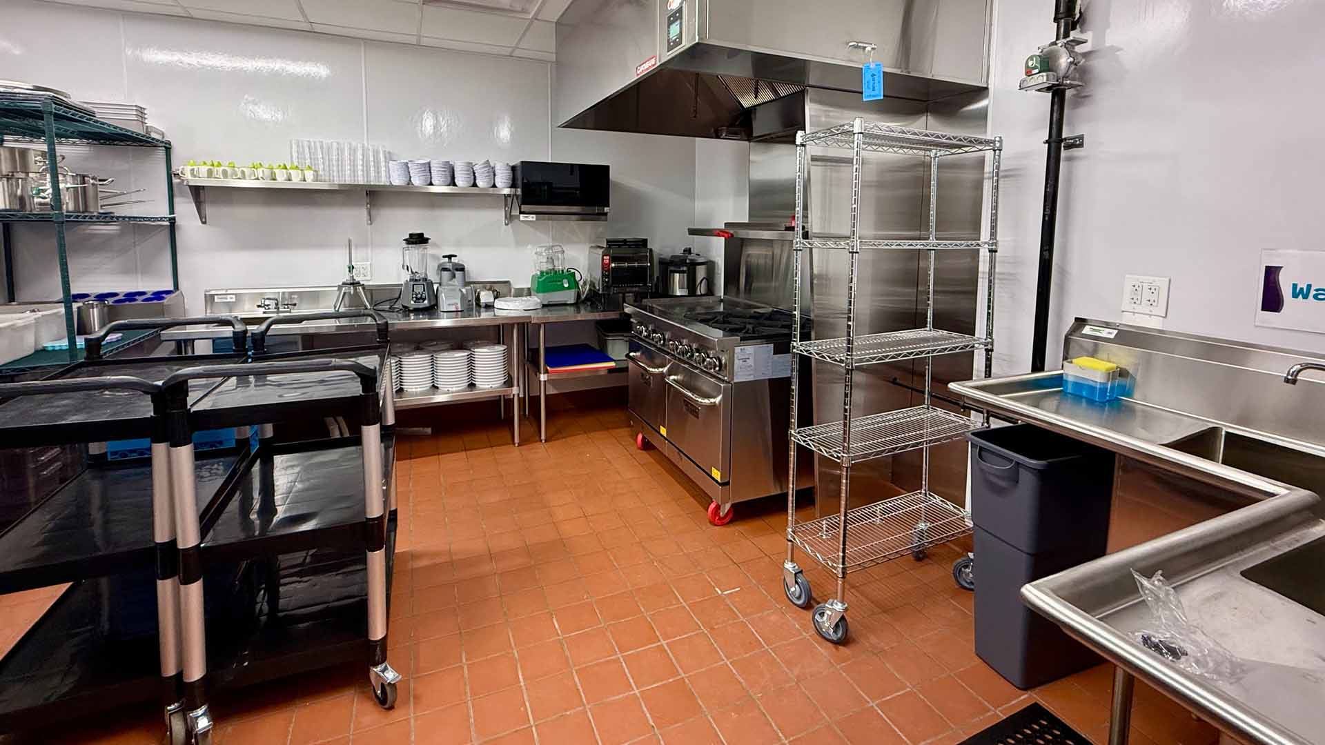 Tierra Encantada commercial grade kitchen 