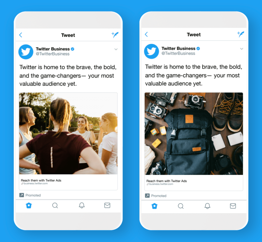 Promotált Tweet a Twitteren