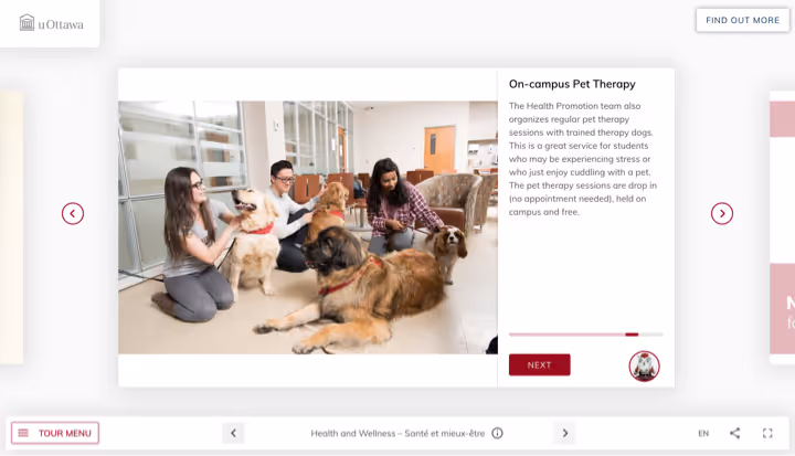 Virtual tour screenshot