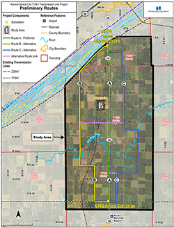 Aurora Central City Current Project Map