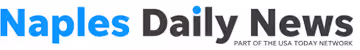 Naples Daily News logo with 'Naples' in blue and 'Daily News' in black, accompanied by small text 'Part of the USA Today Network'.
