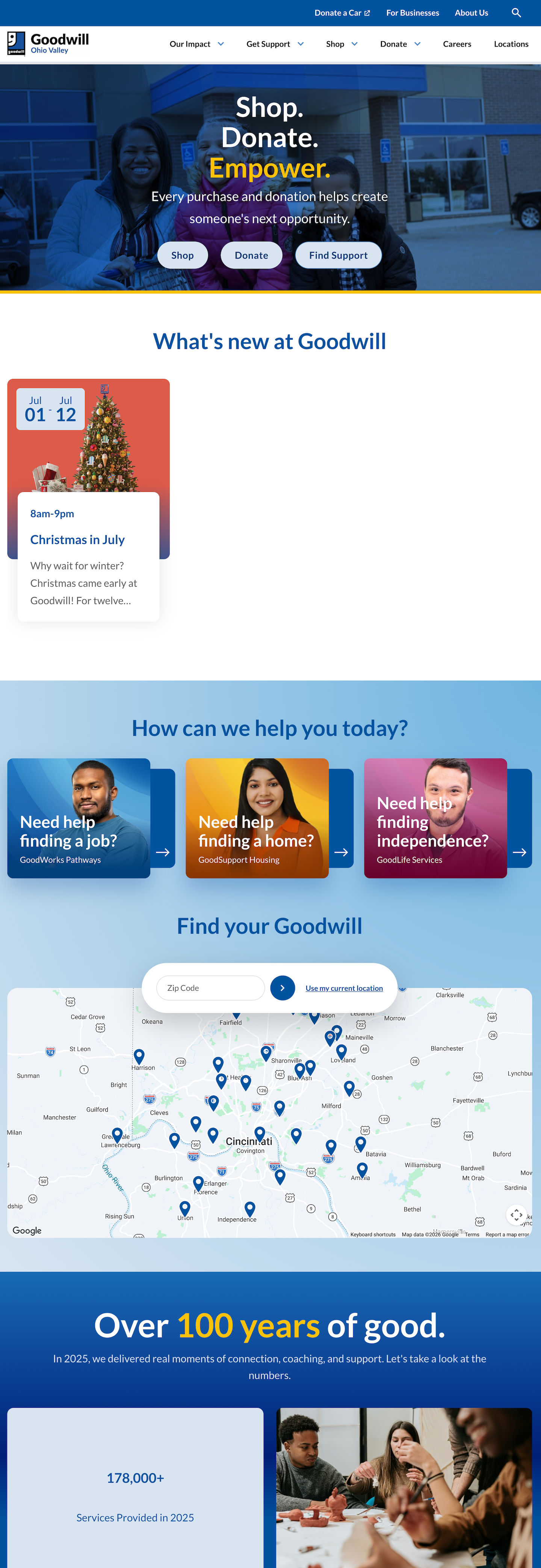 Goodwill Homepage