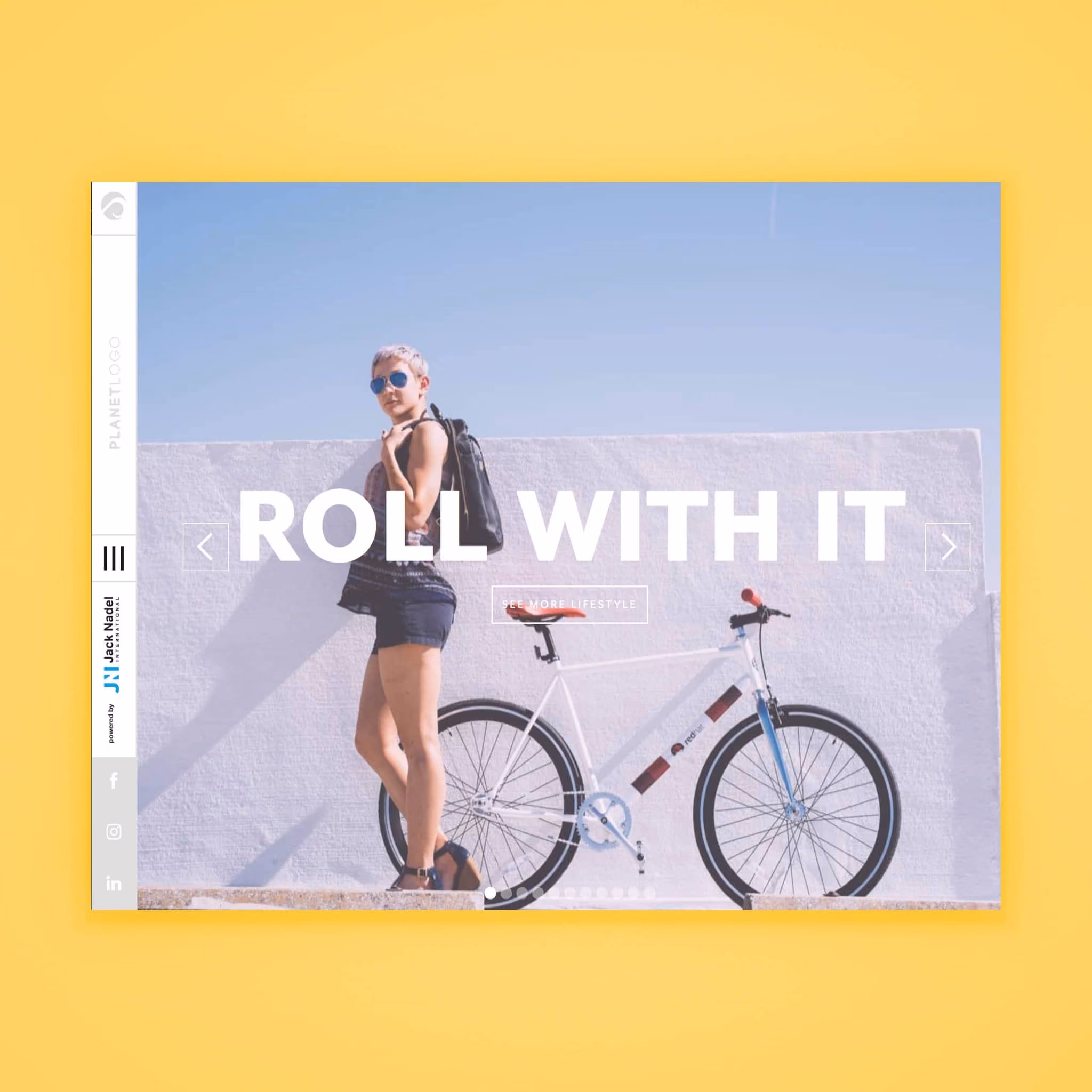 Planet Logo Website Design by Brand Engine