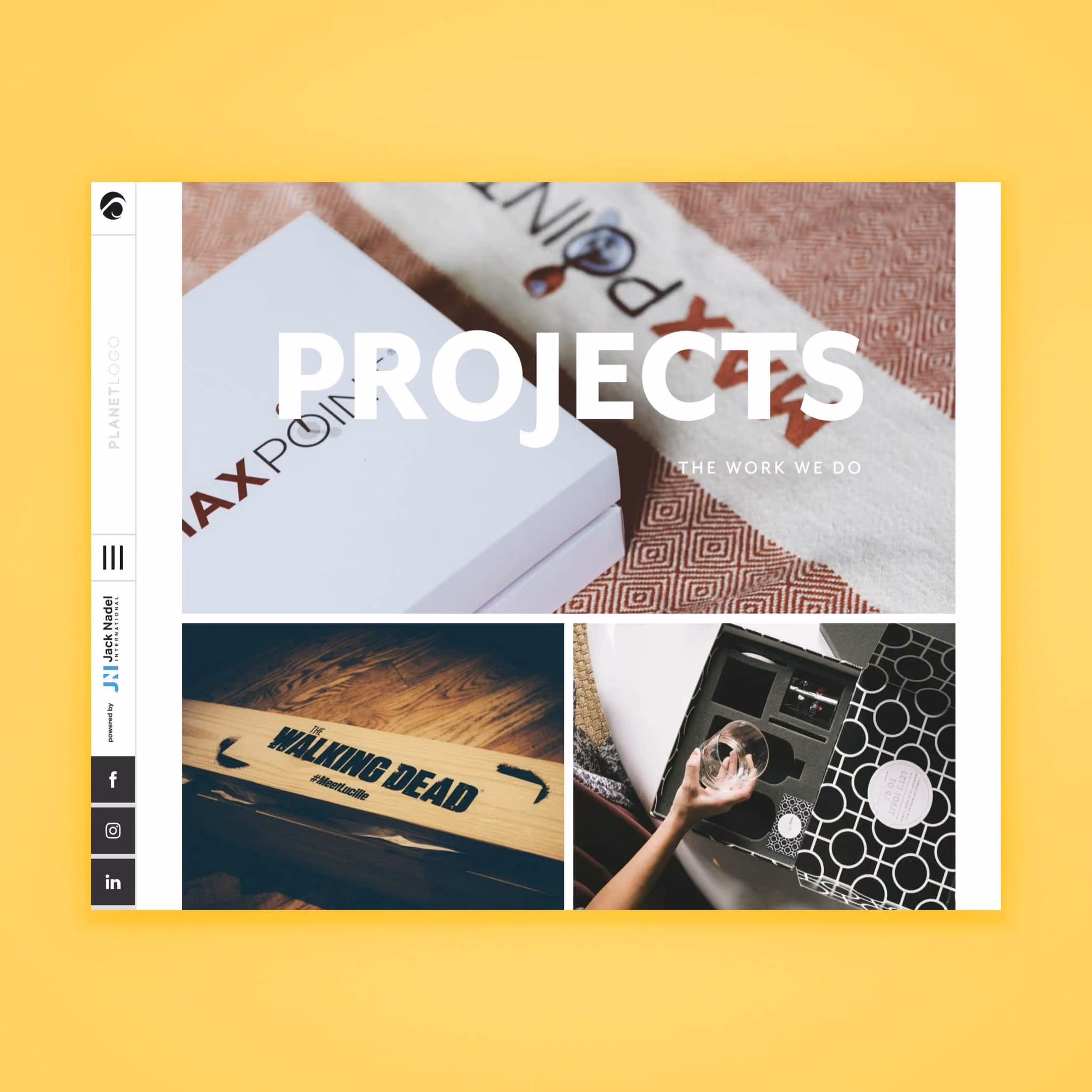 Planet Logo Website Design by Brand Engine