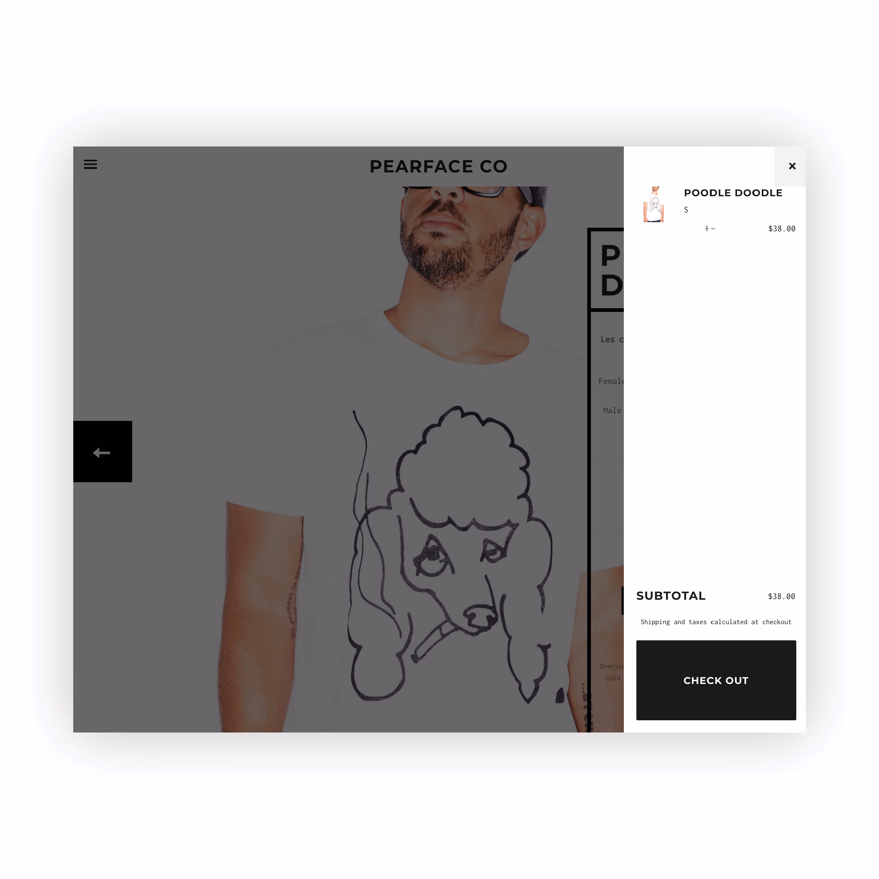 Pearface Co - website desgin by Brand Engine 