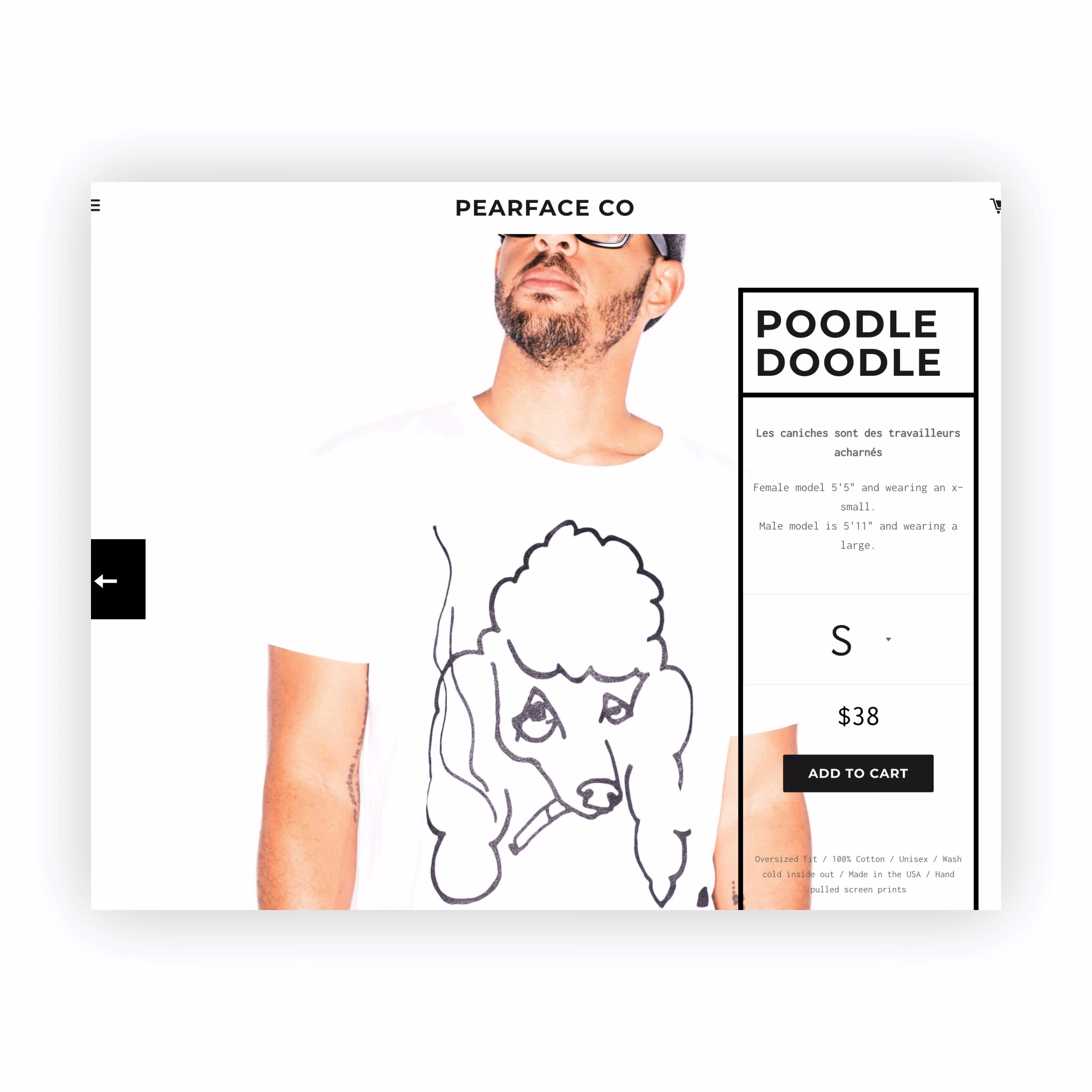 Pearface Co - website desgin by Brand Engine 