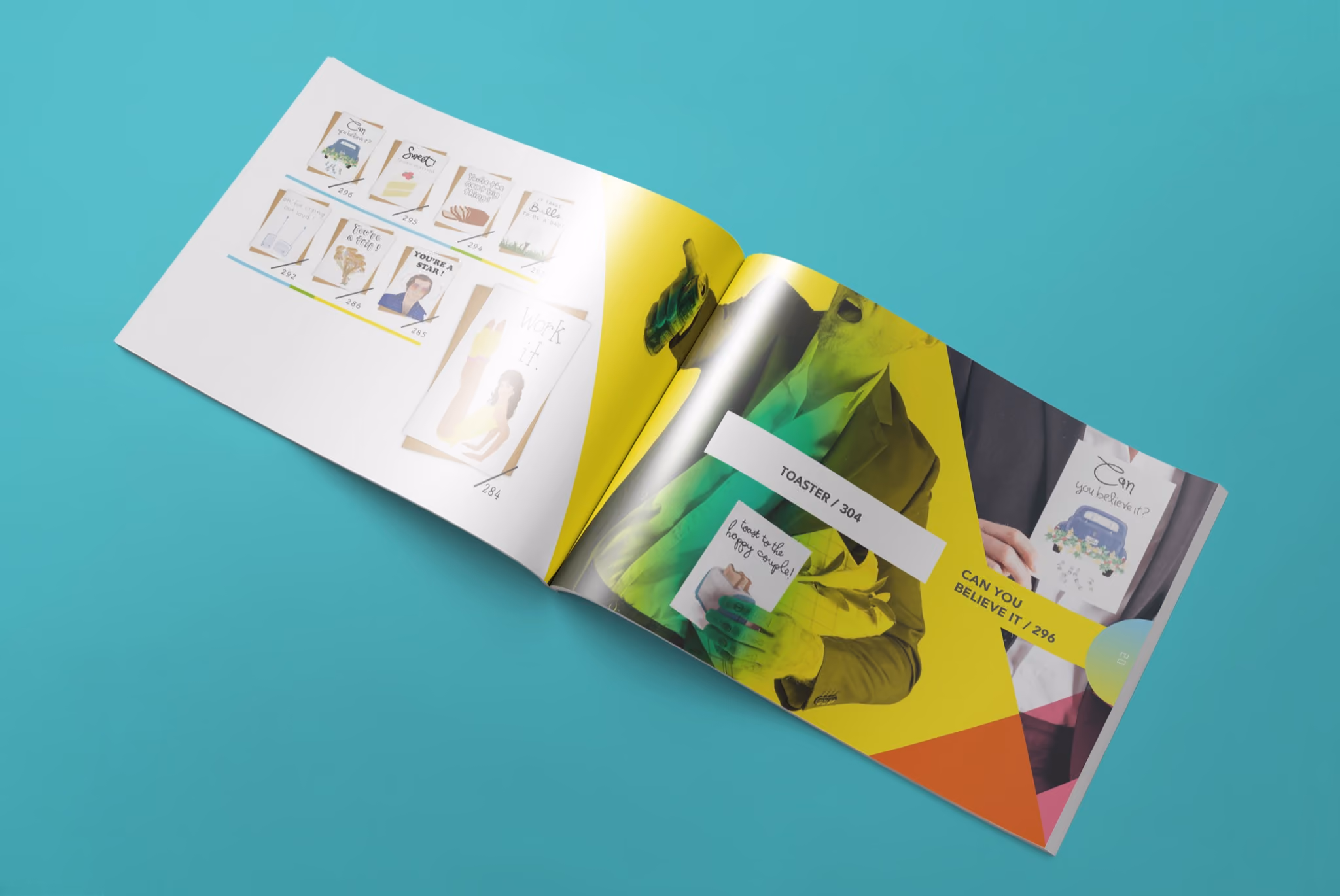 TAY HAM Greeting Cards Catalog Design for Trade Show by Brand Engine