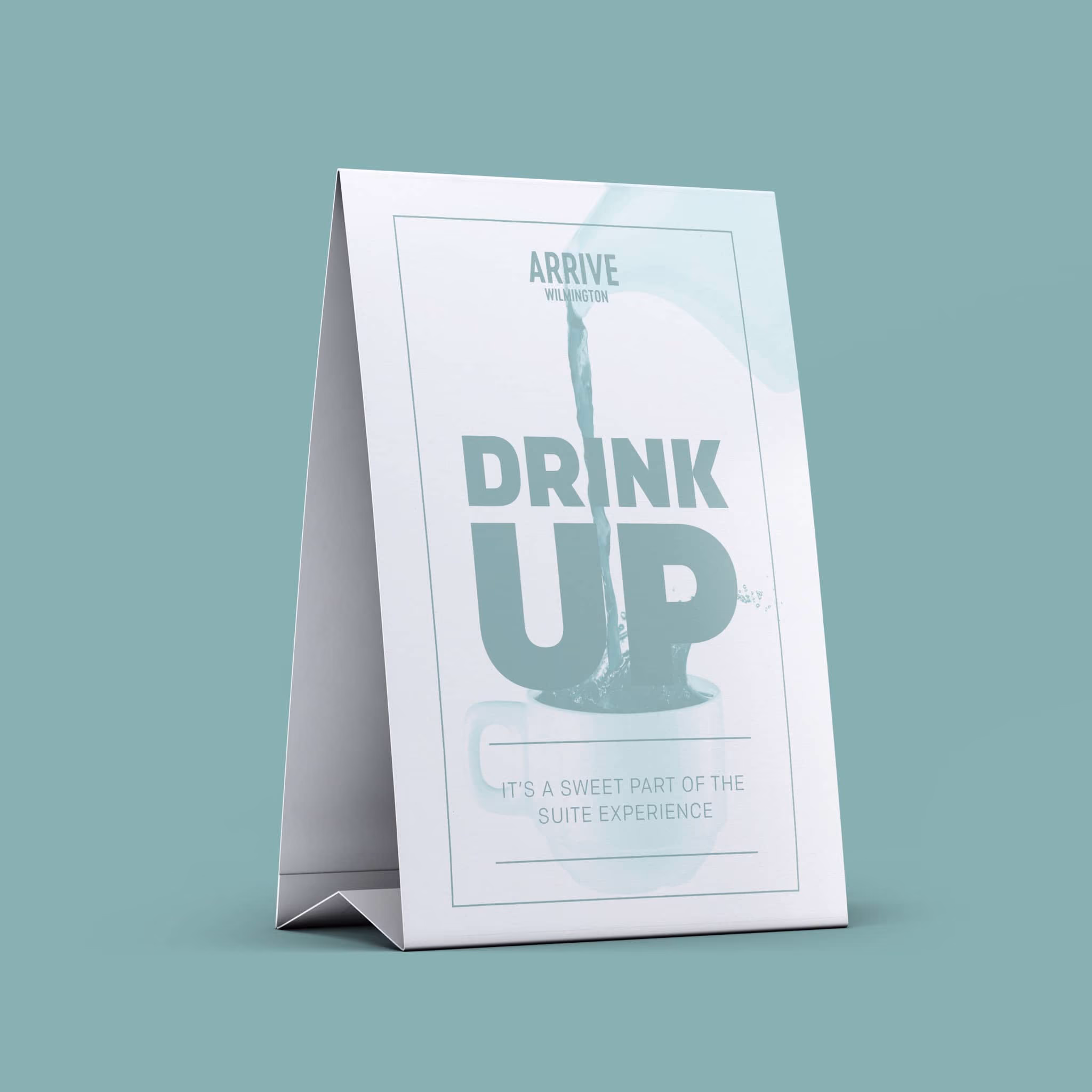 Arrive Hotels Gazebo Bar Menu Design and Room Collateral