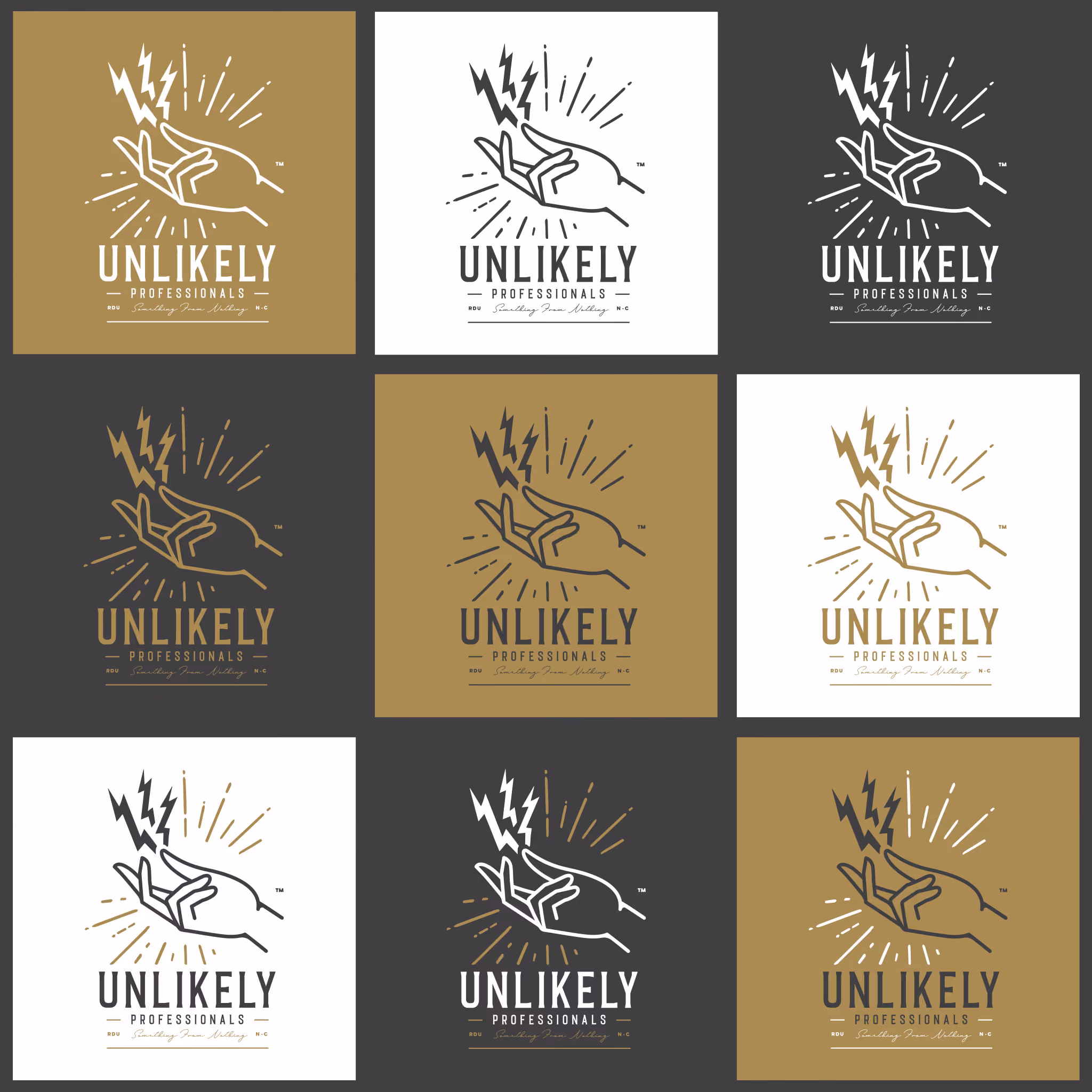 Logo and Brand Design for Unlikely Professionals by Brand Engine