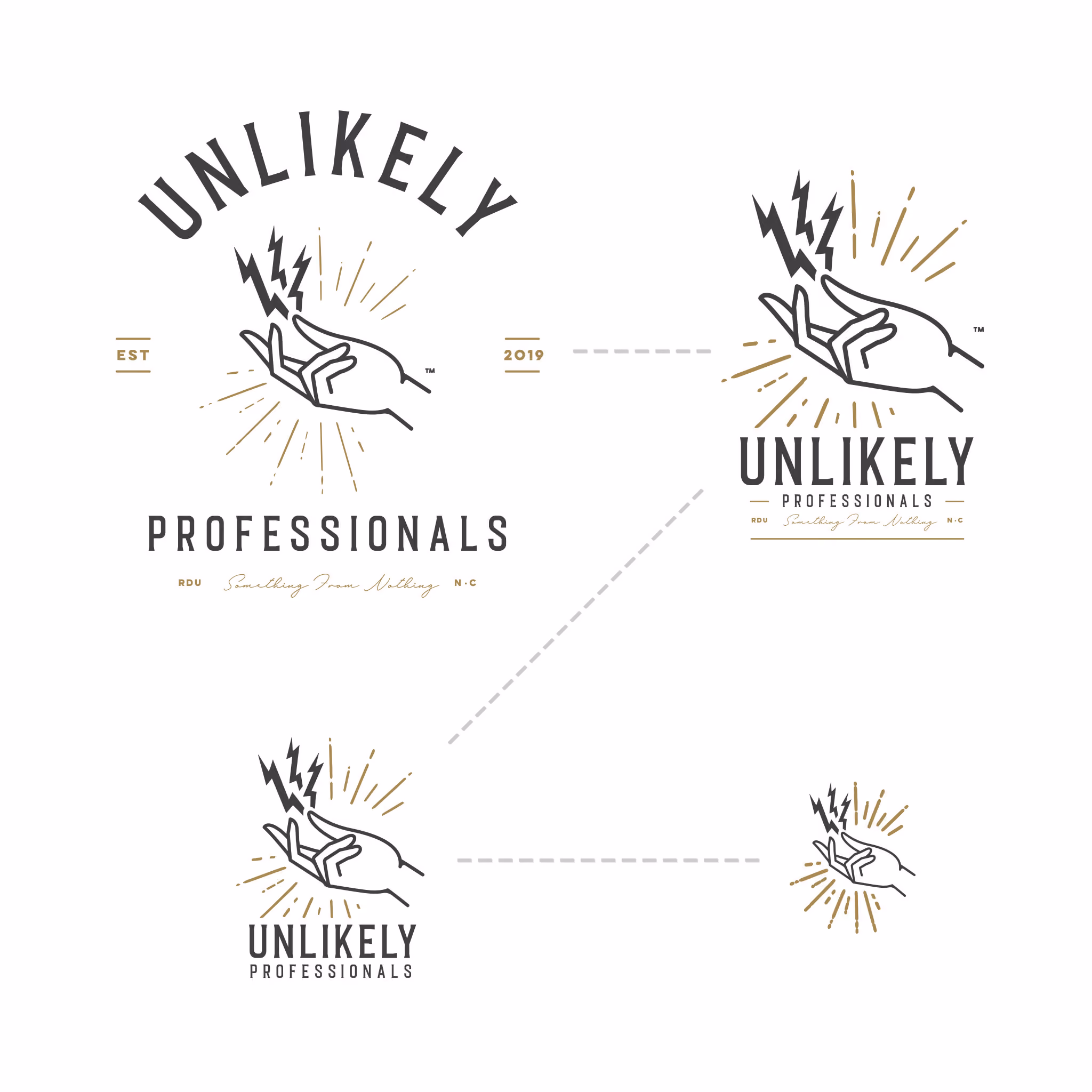 Logo and Brand Design for Unlikely Professionals by Brand Engine