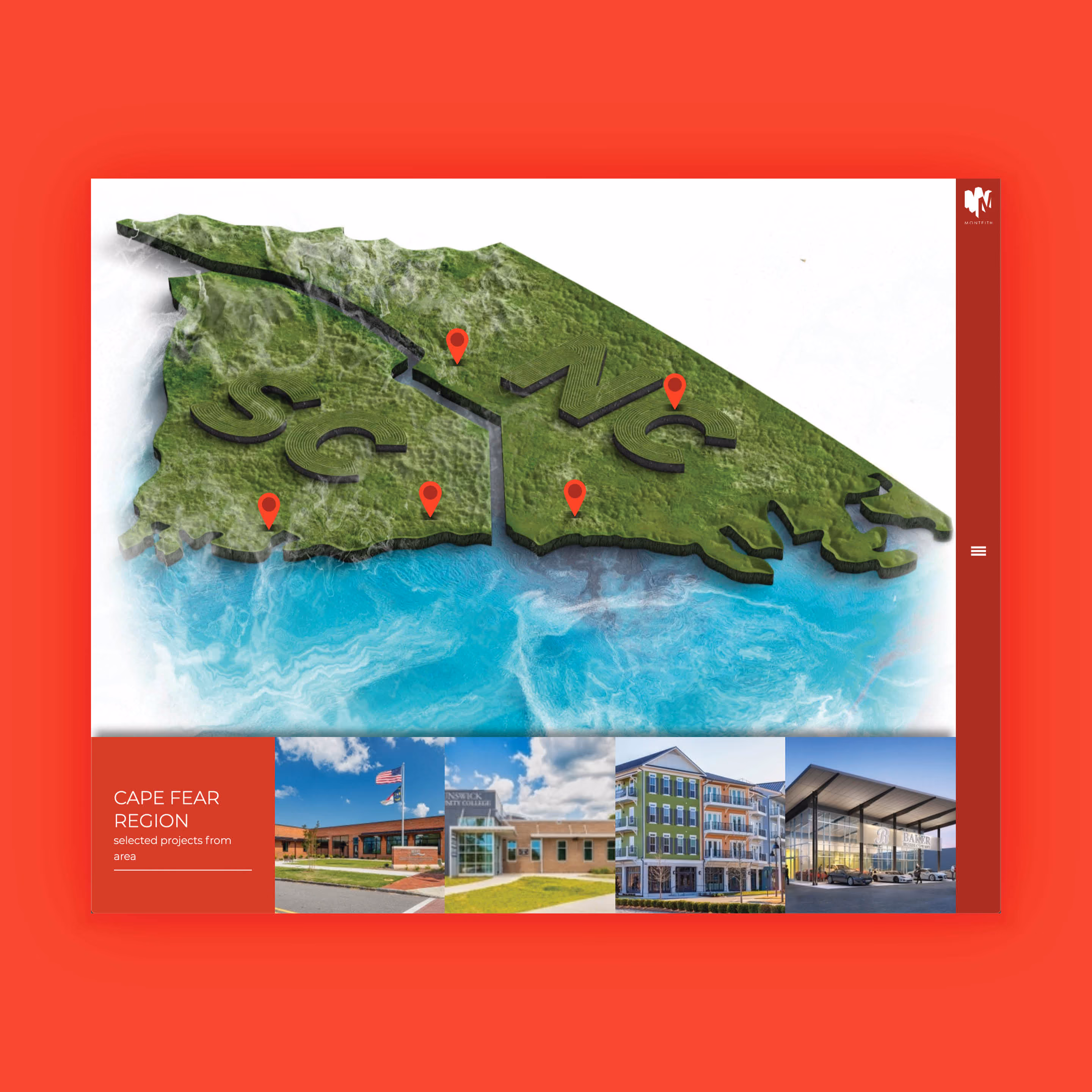 Monteith Construction Website Design by Brand Engine