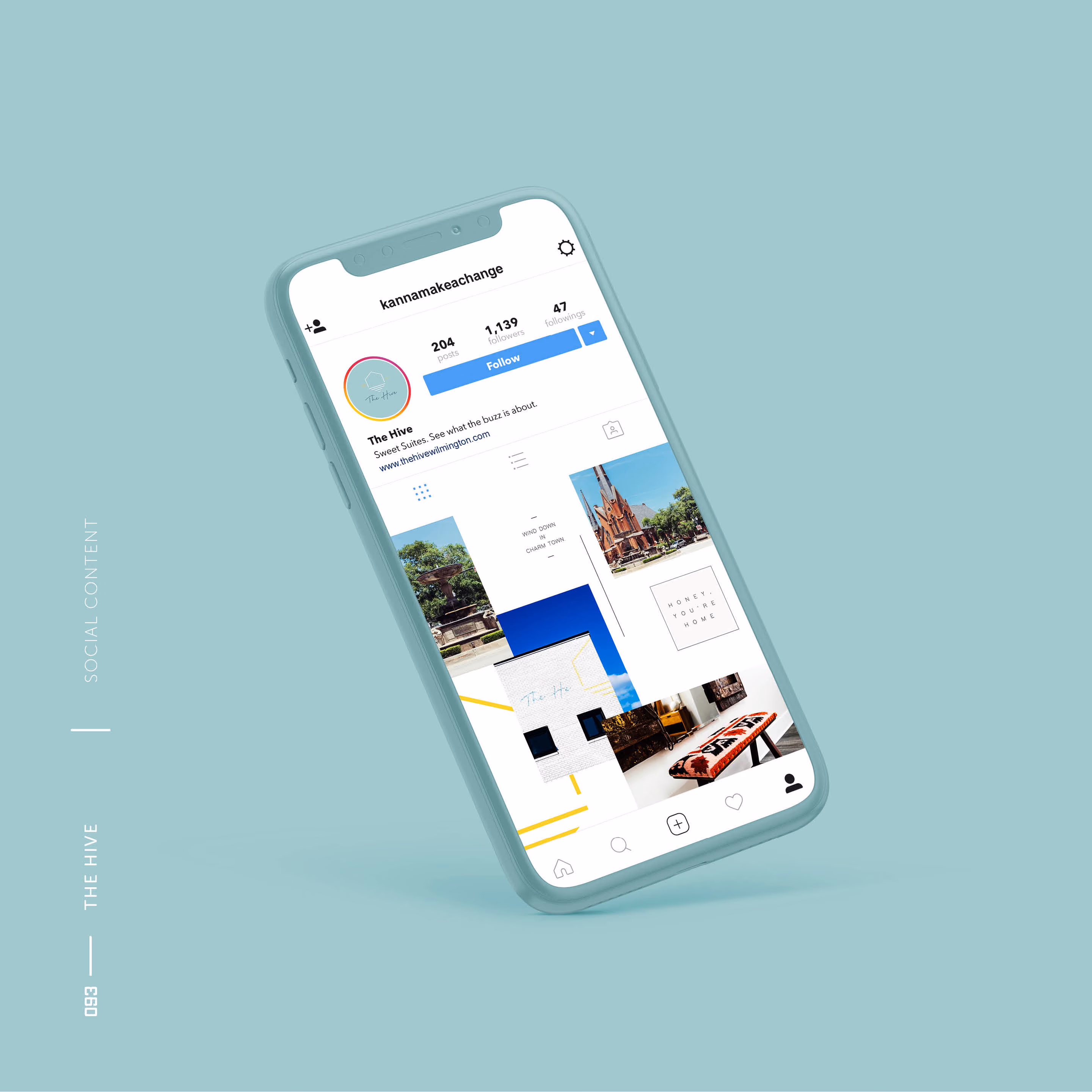 Brand Engine Social Media and Instagram Content Creation and Design for The Hive Wilmington