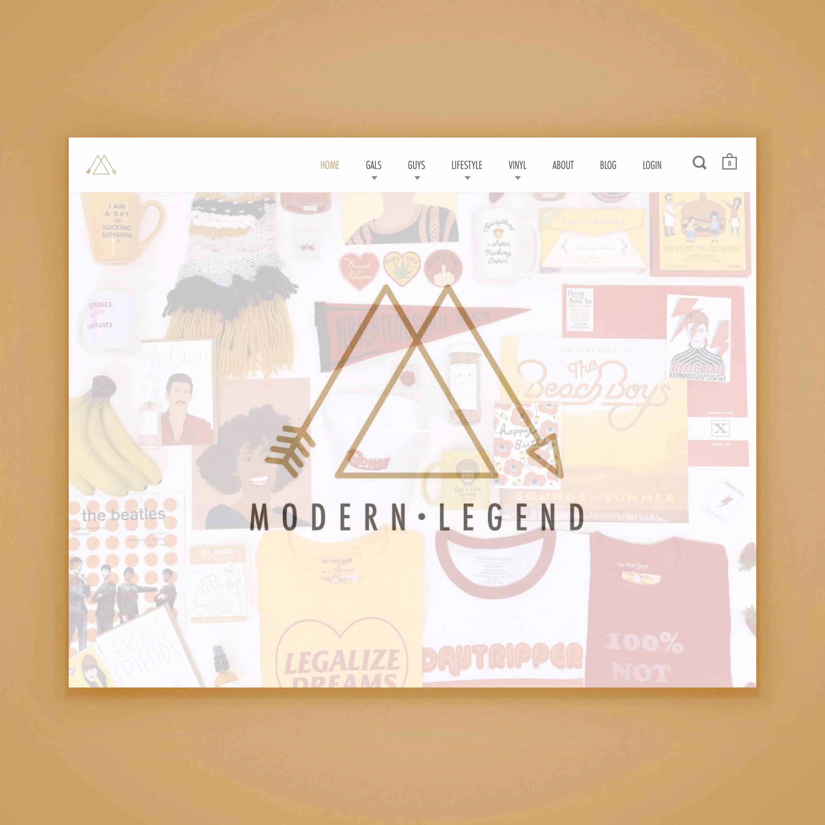 Modern Legend E-Commerce Website Design by Brand Engine
