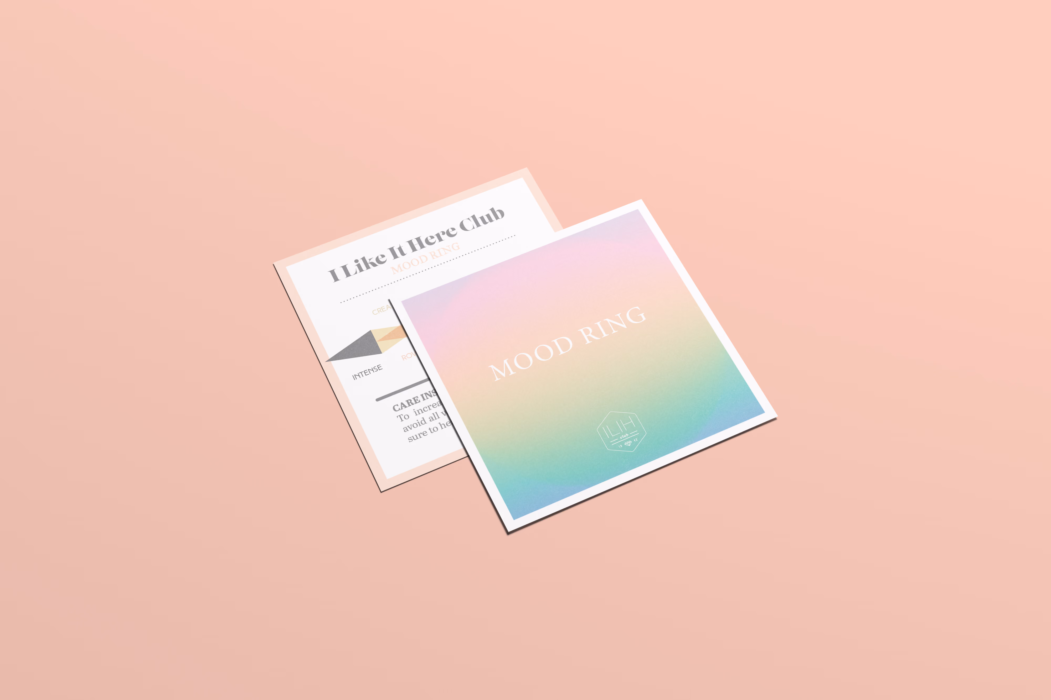 Brand Engine Creative Branding Agency - Care Card Design for I Like It Here Club