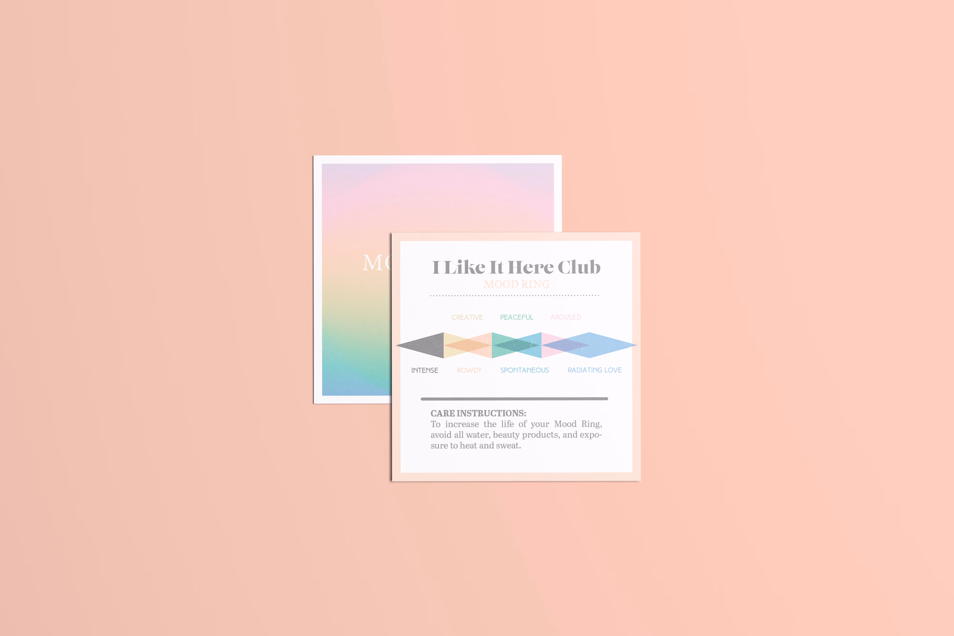 Brand Engine Creative Branding Agency - Care Card Design for I Like It Here Club