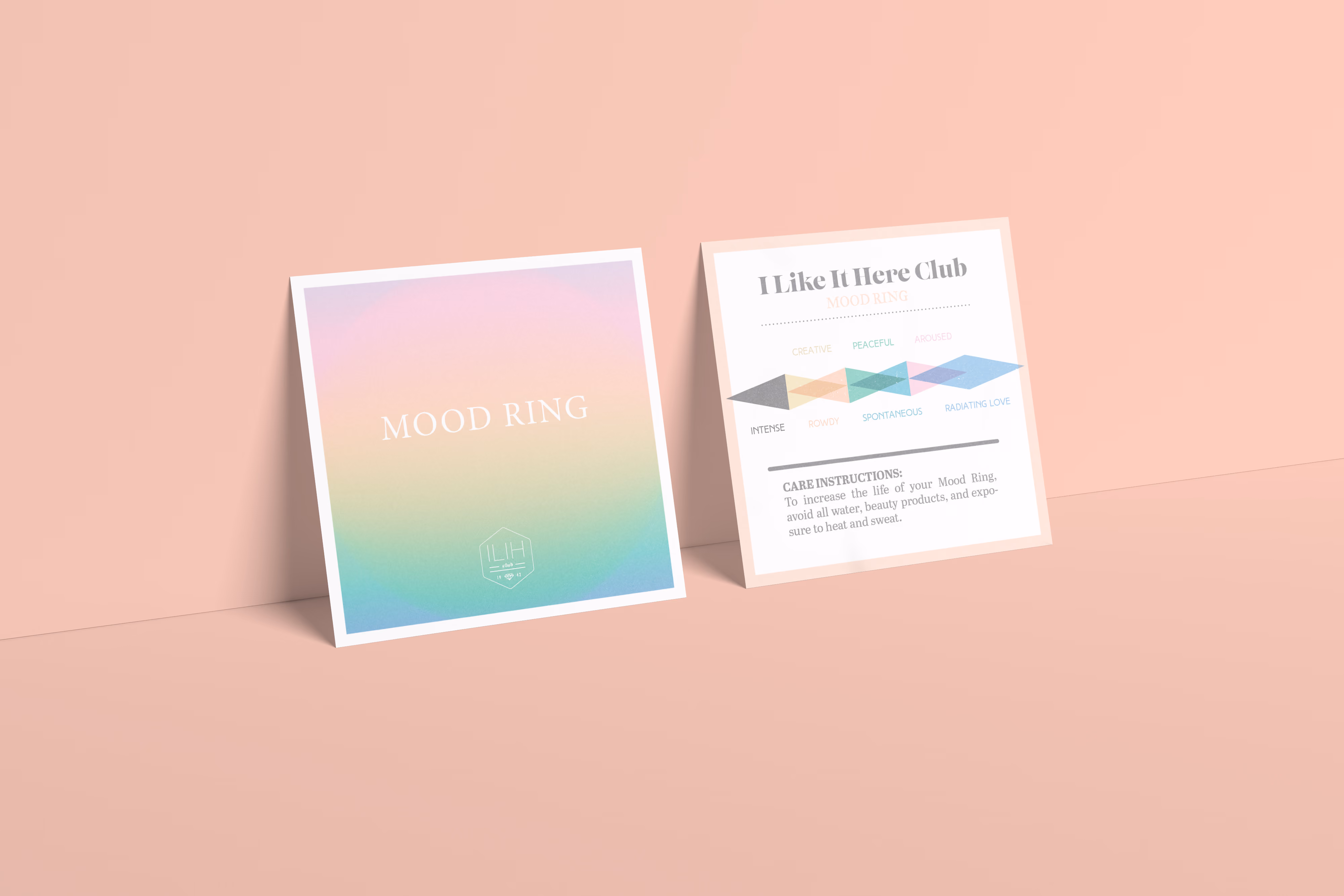 Brand Engine Creative Branding Agency - Care Card Design for I Like It Here Club