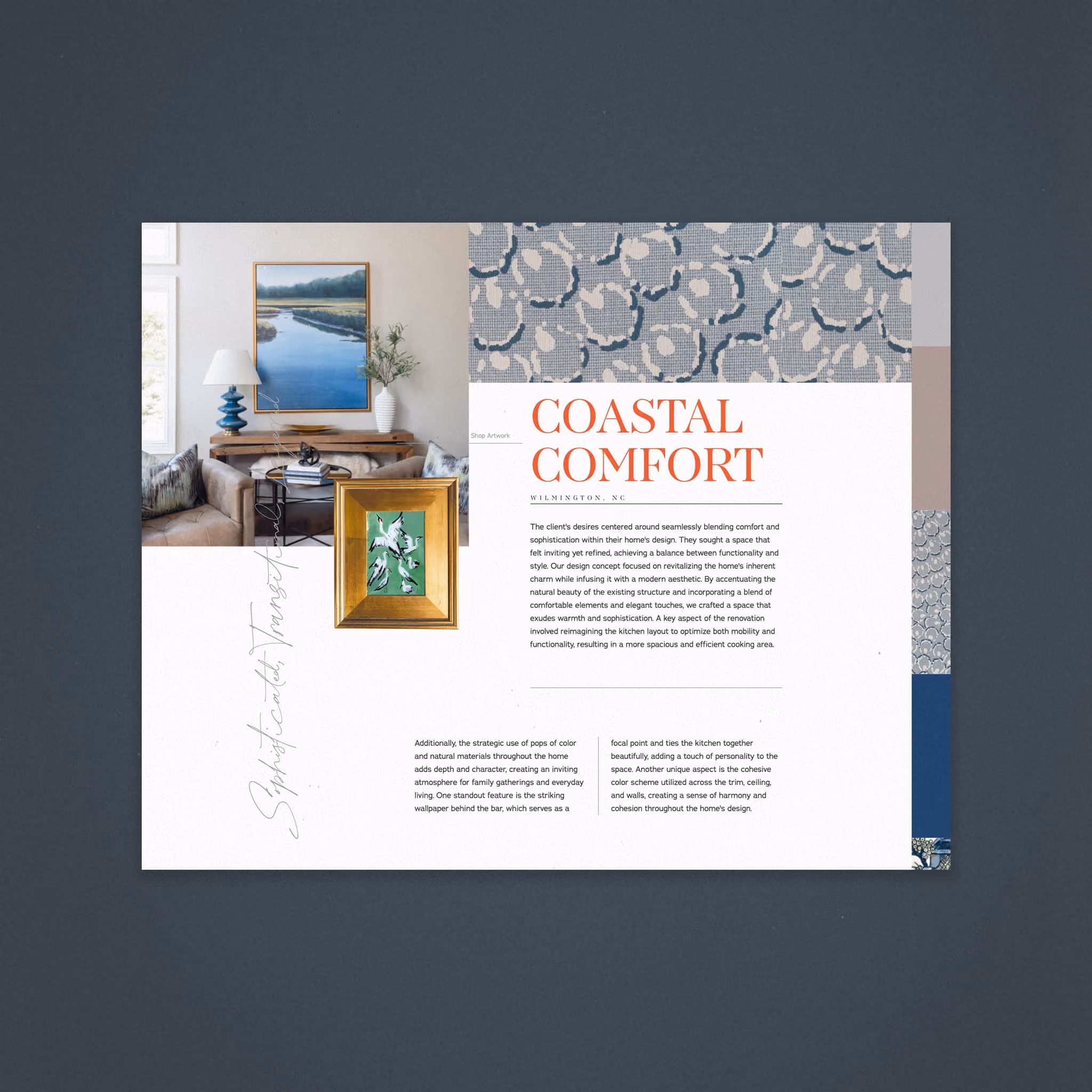 big sky interior designer website design development