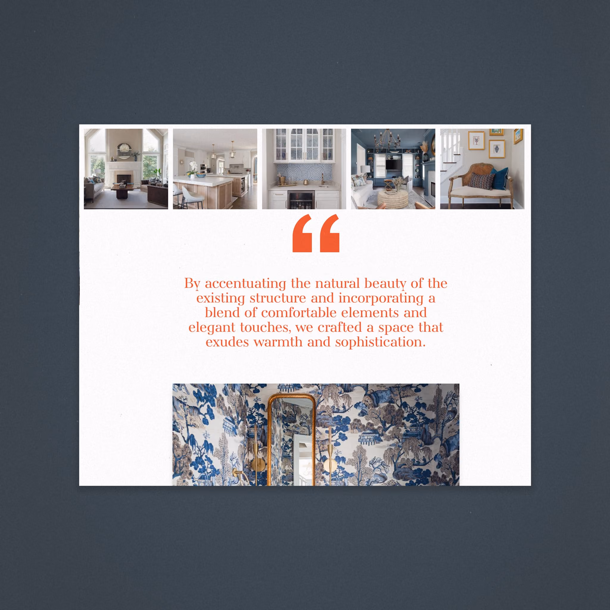 big sky interior designer website design development