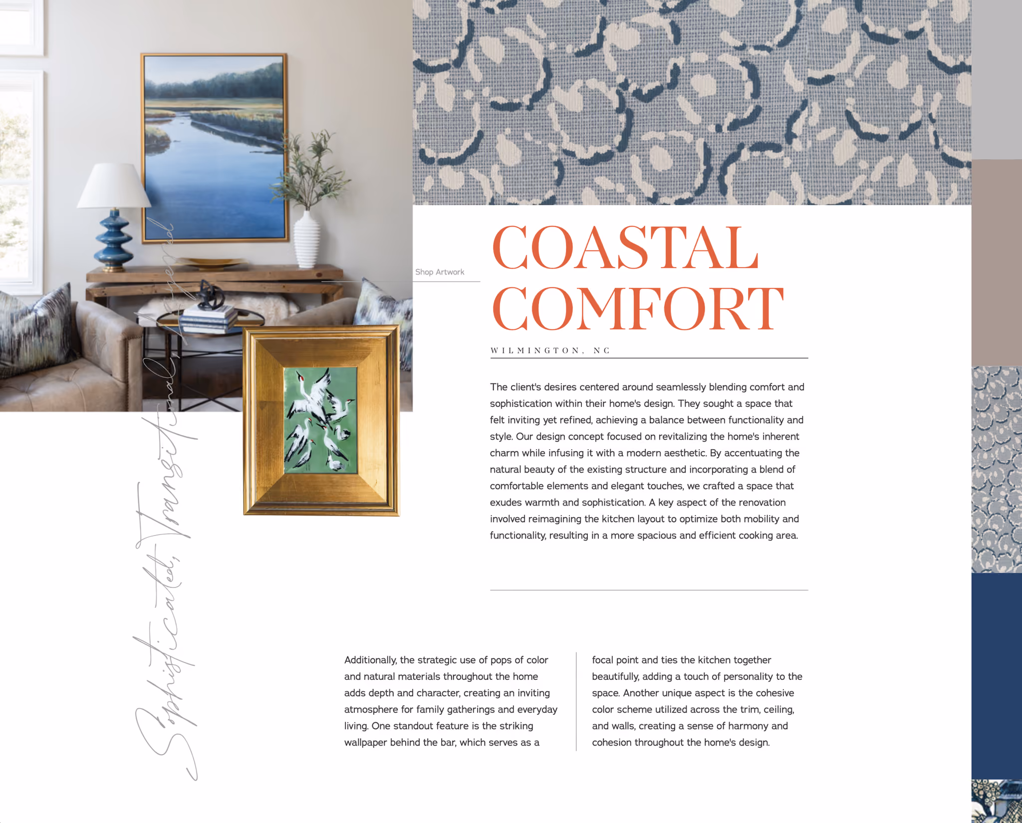 Layers of texture and imagery to mimic magazine layouts.