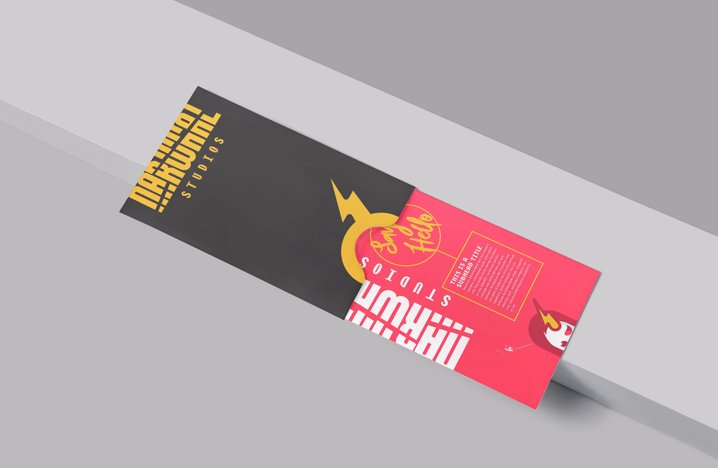 Narwhal Studios VFX Print Collateral design