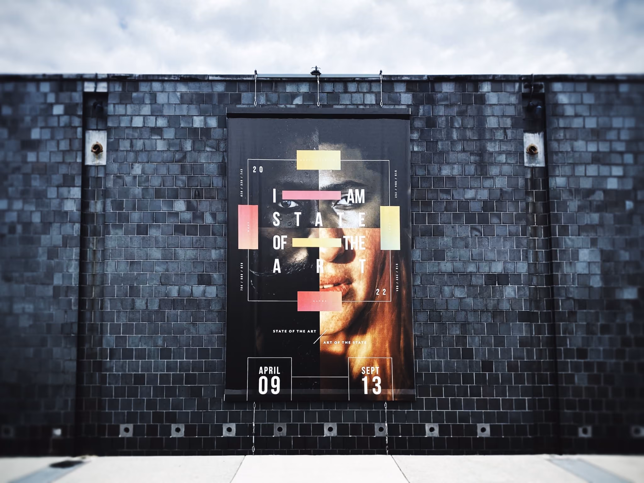 Print design for Cameron Art Museum's Art of the State 2022